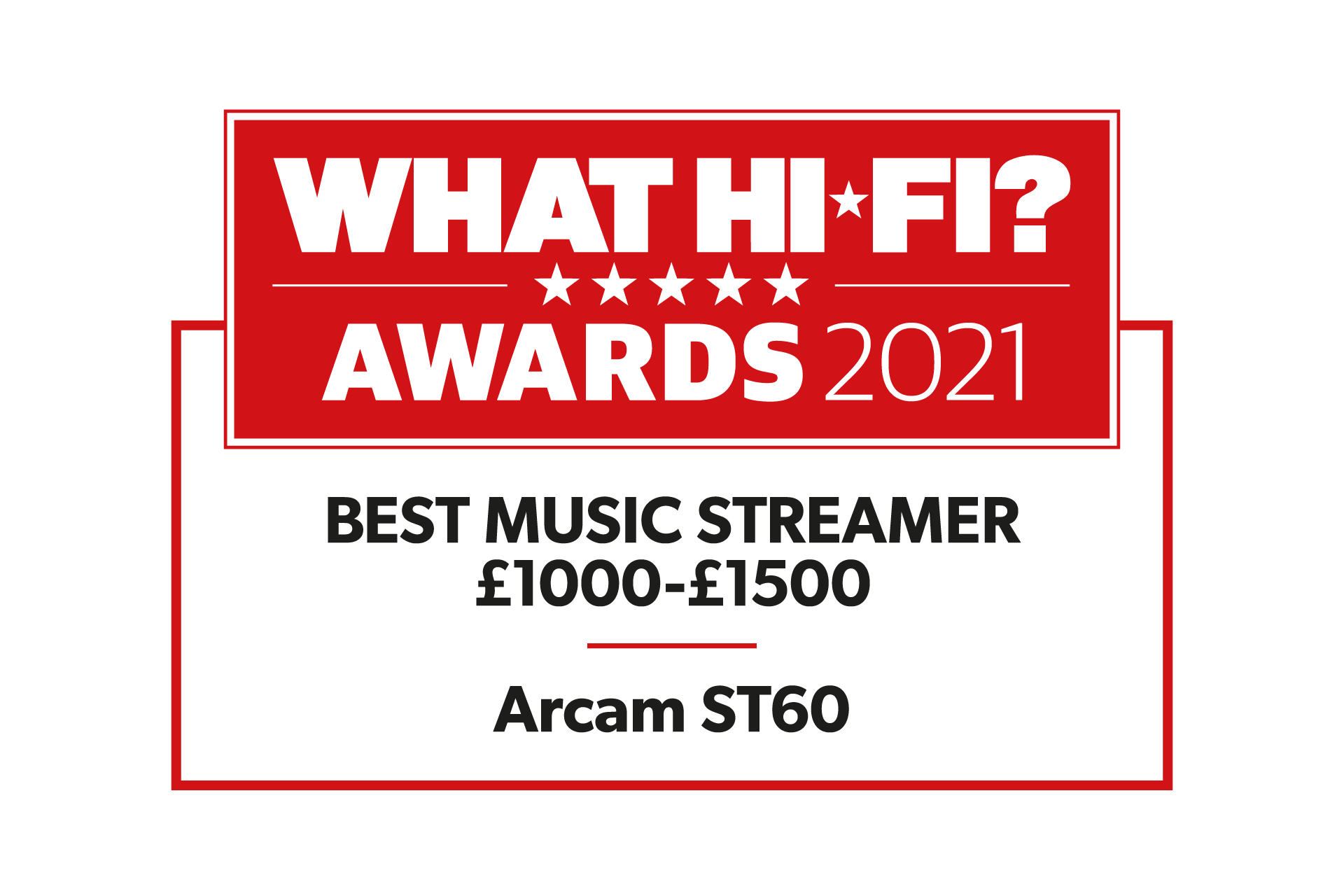 Best music streamer £1000-£1500 ST60
